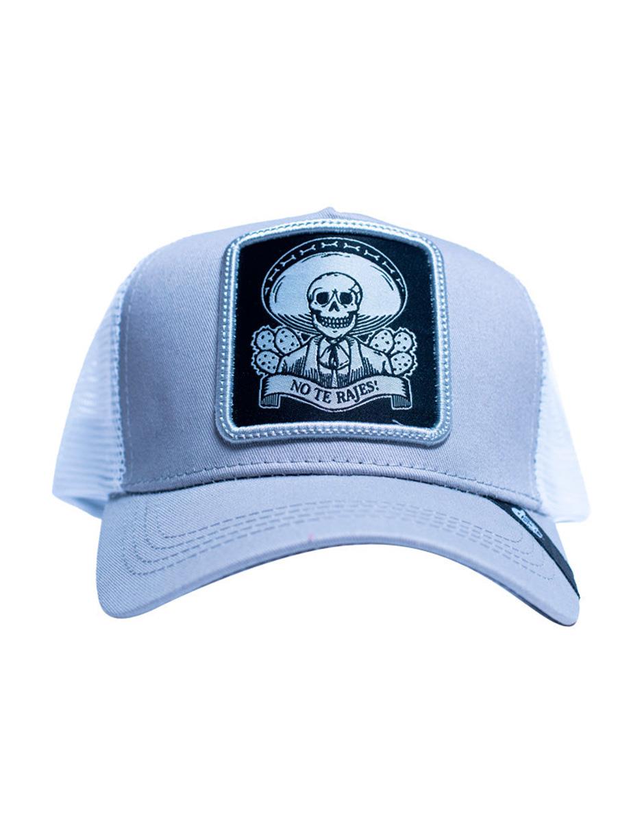 Gorra con visera curva Frase No te rajes adulto