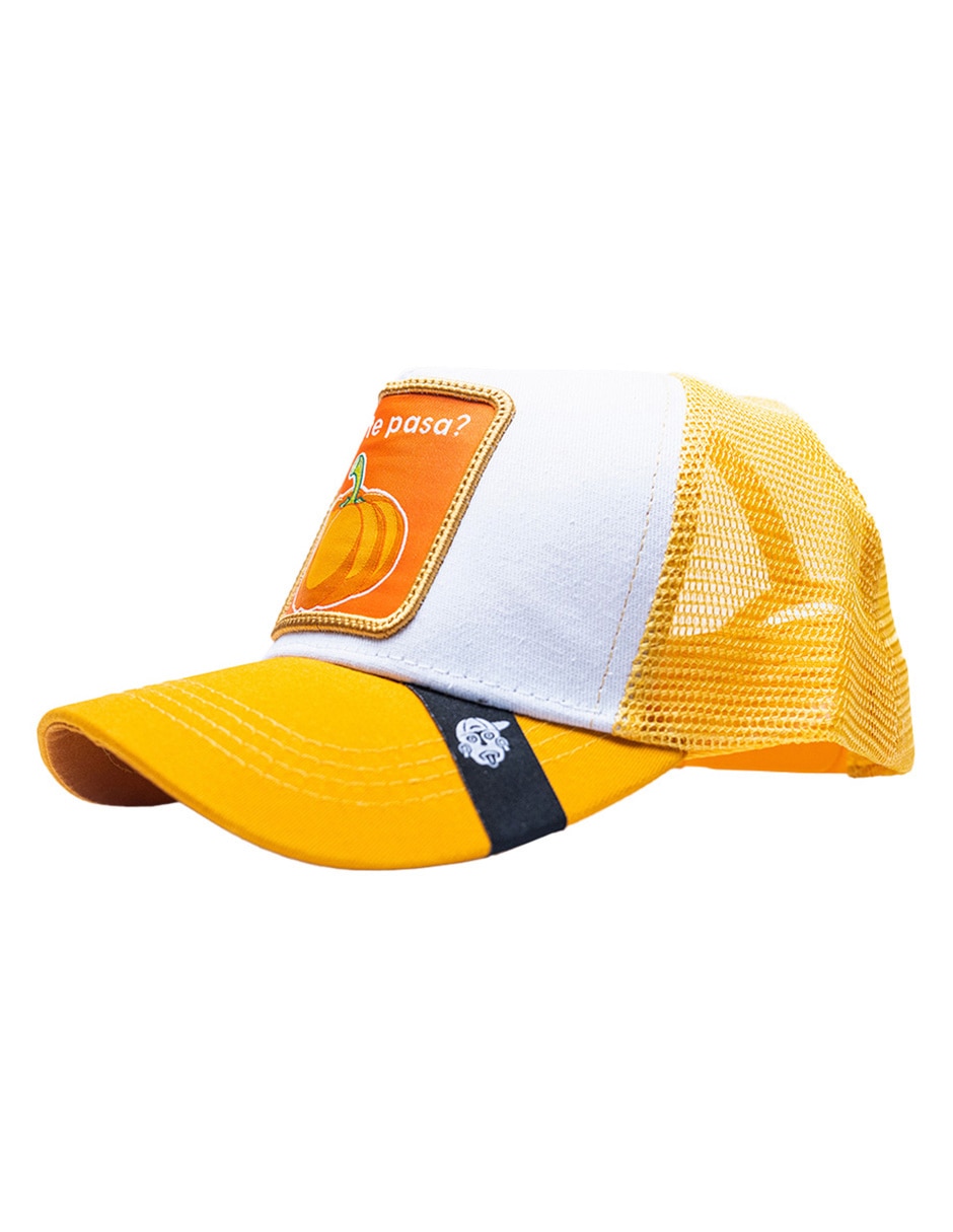 Gorra con visera curva Frase Que te pasa calabaza adulto 2