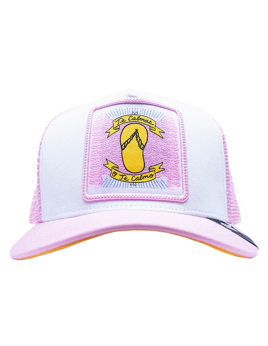 Gorra con visera curva Frase Te calmas o te calmo adulto 1