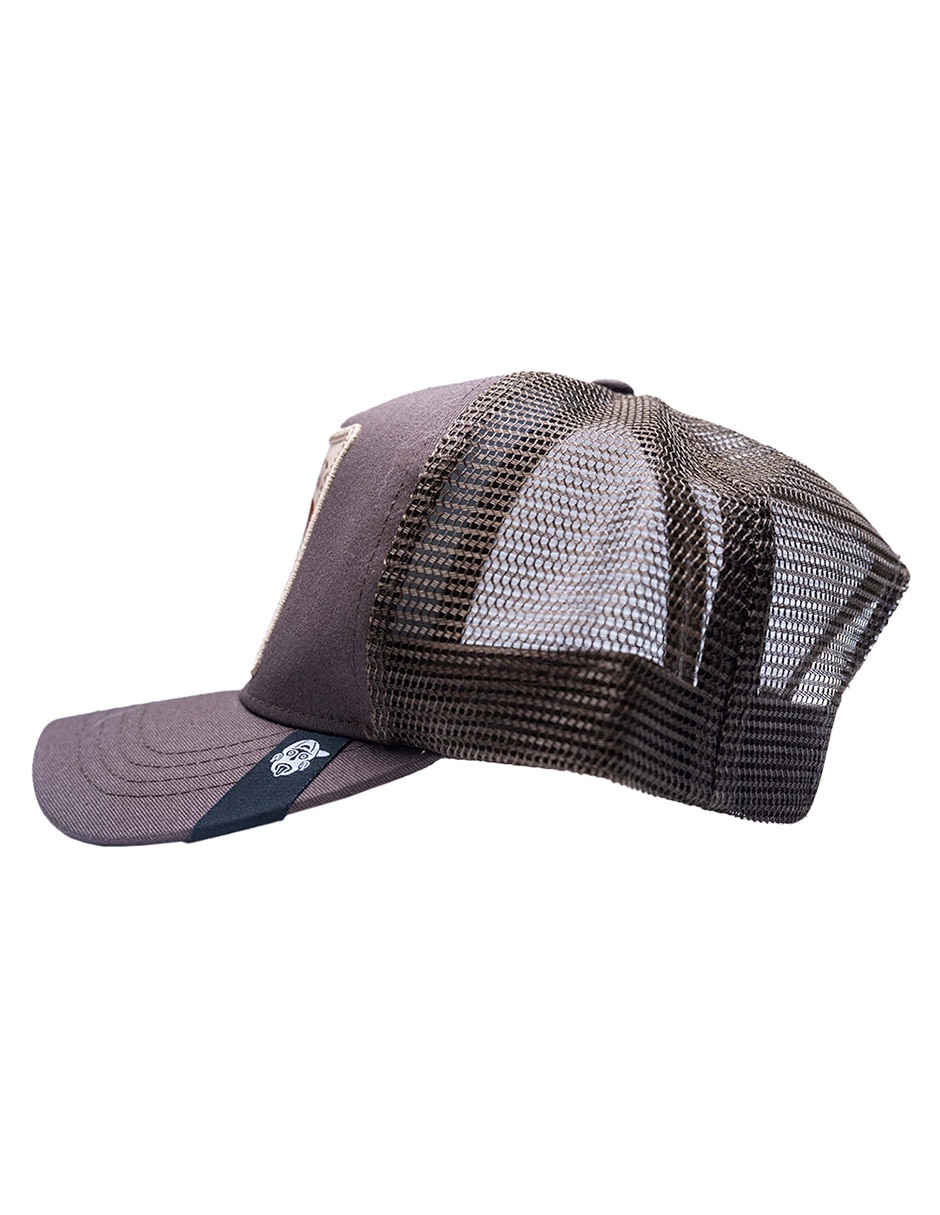 Gorra con visera curva Frase Me late chocolate adulto 3