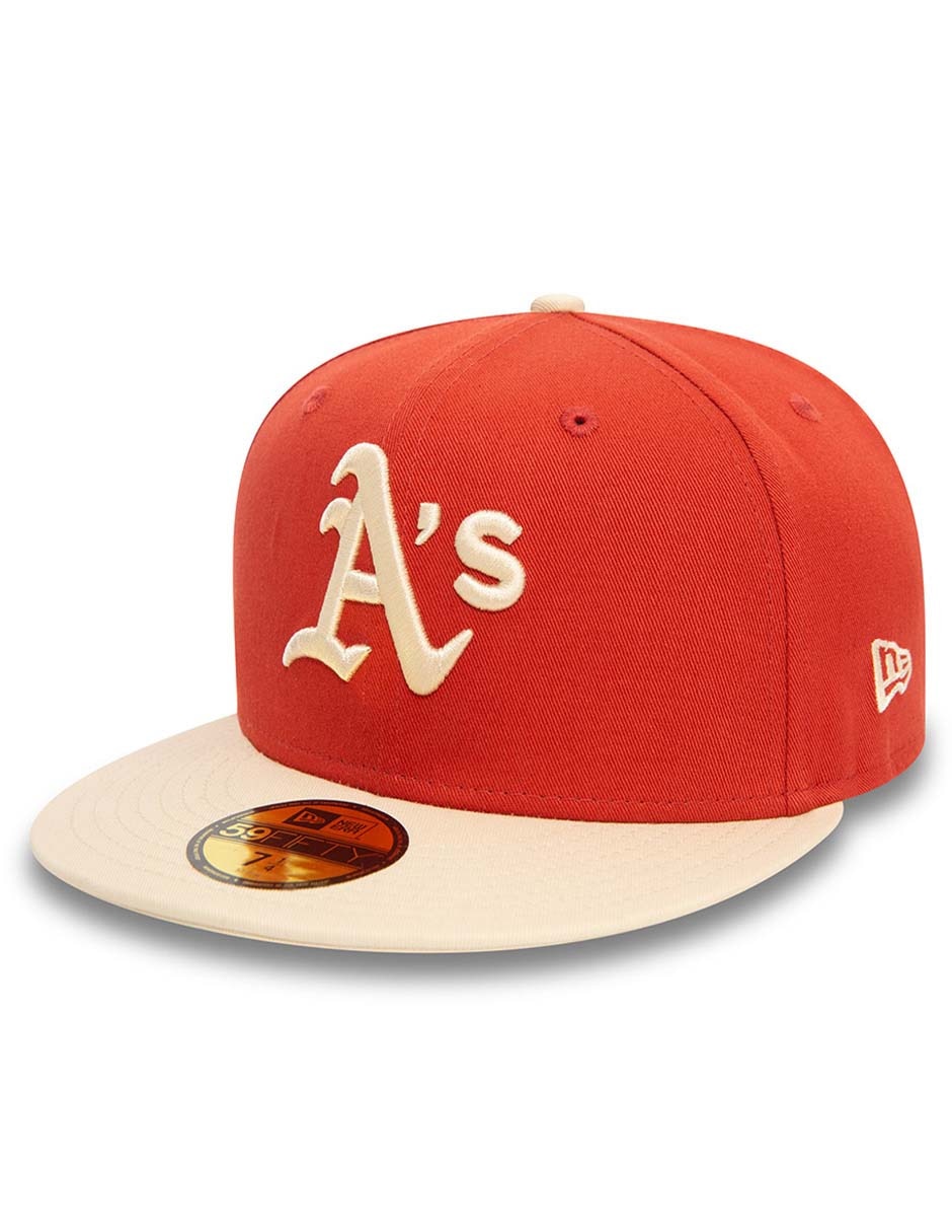 Gorra con visera plana cerrada para béisbol Color Block Mlb Oakland Athletics para adulto 1