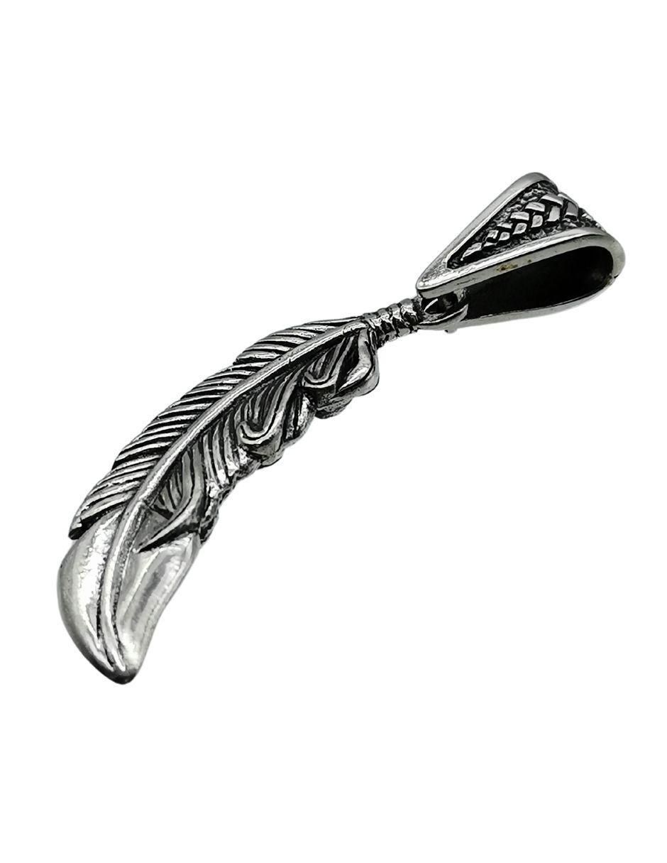 Dije de pluma pluma gde de plata P 925 2