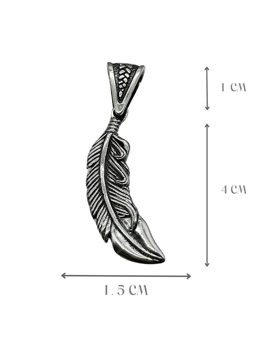 Dije de pluma pluma gde de plata P 925 5
