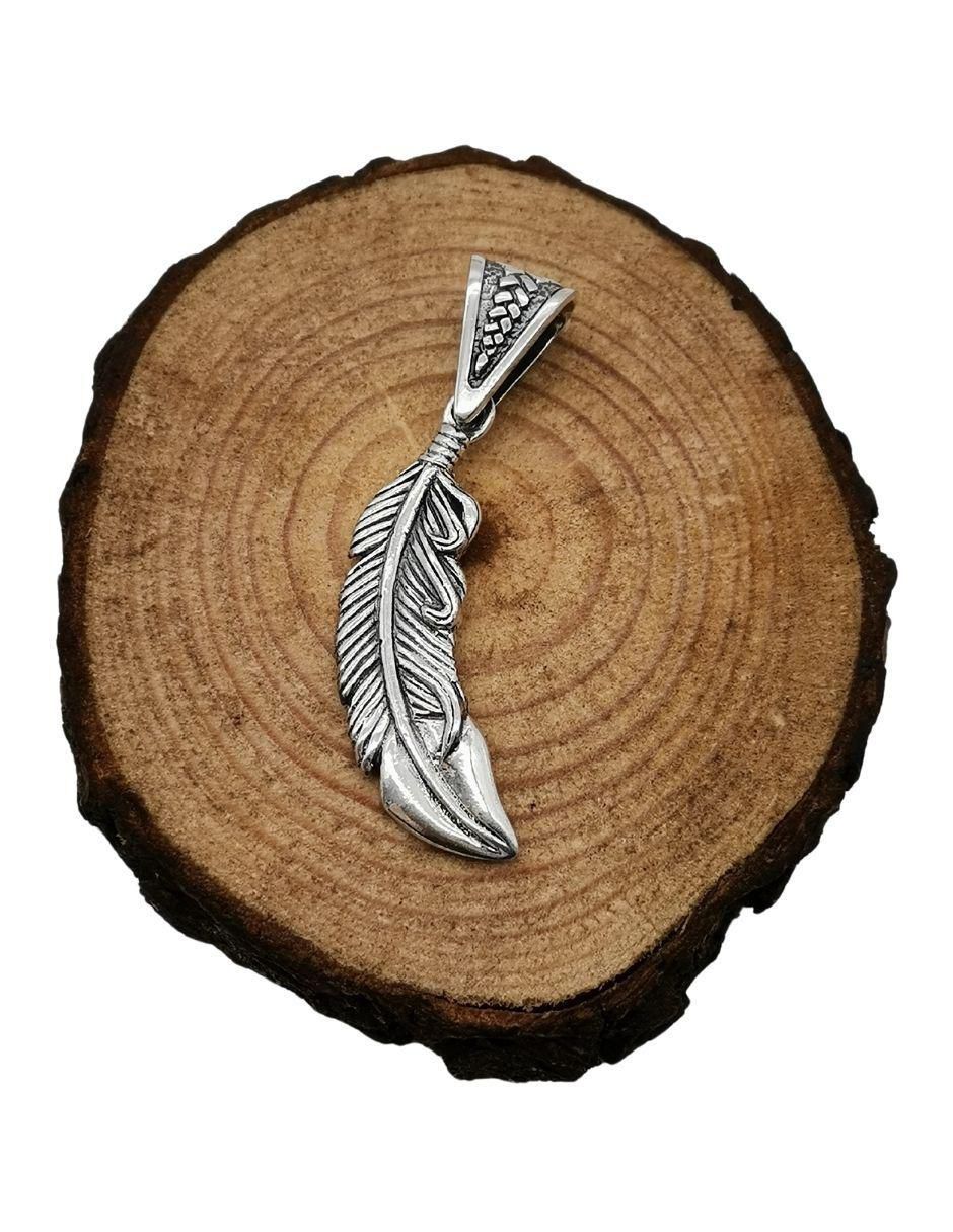 Dije de pluma pluma gde de plata P 925 4