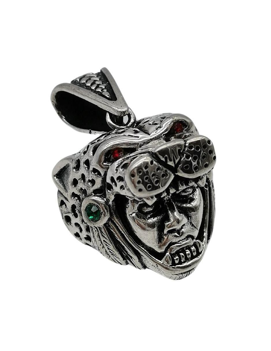 Dije guerrero de plata P 925 4