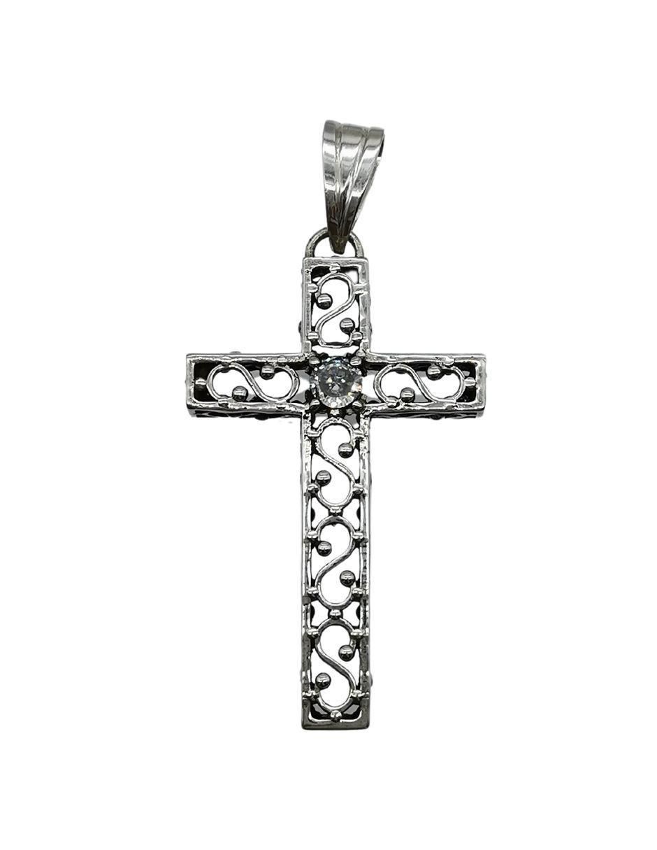 Dije de cruz de plata P 925 Dije de cruz de plata P 925