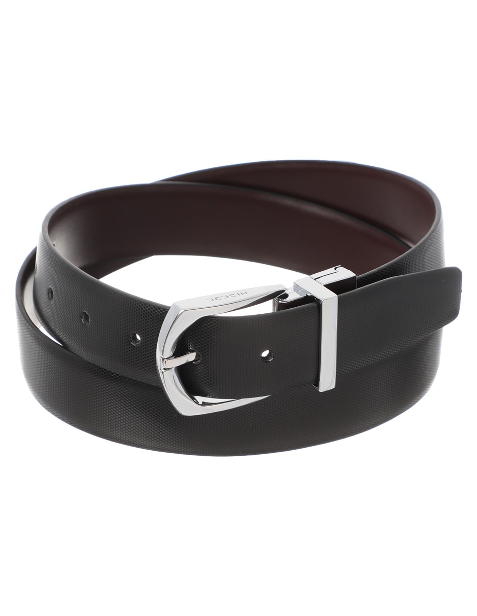 Cinturón de piel para hombre