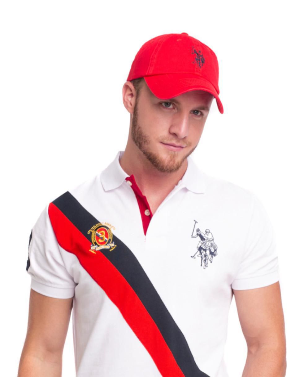 Gorra visera curva correa ajustable u.s. polo assn. gorra uspa 0-0-0 sin equipo "para" (si aplica) hombre