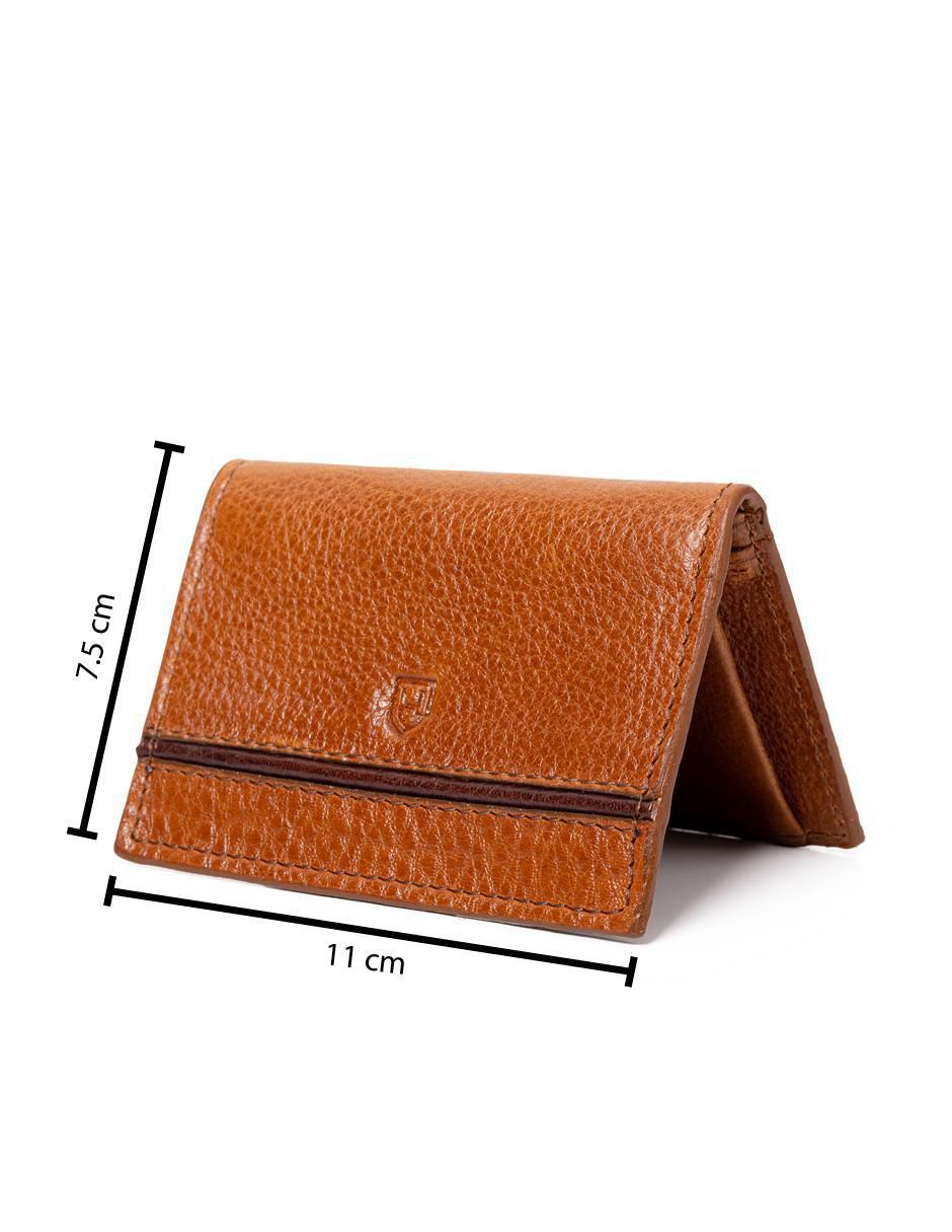 Tarjetero de piel unisex 5