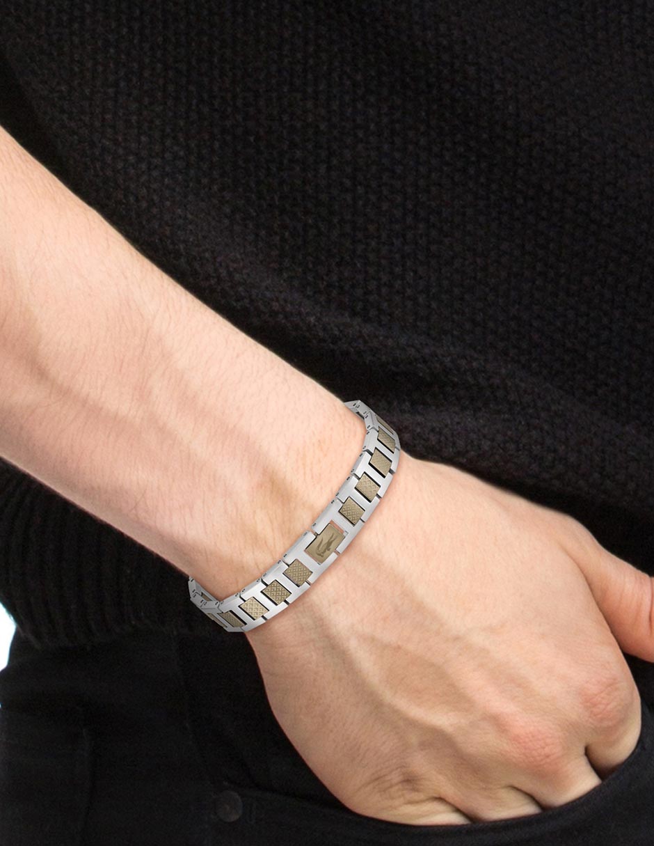 Brazalete Metropole con acabado brillante 2