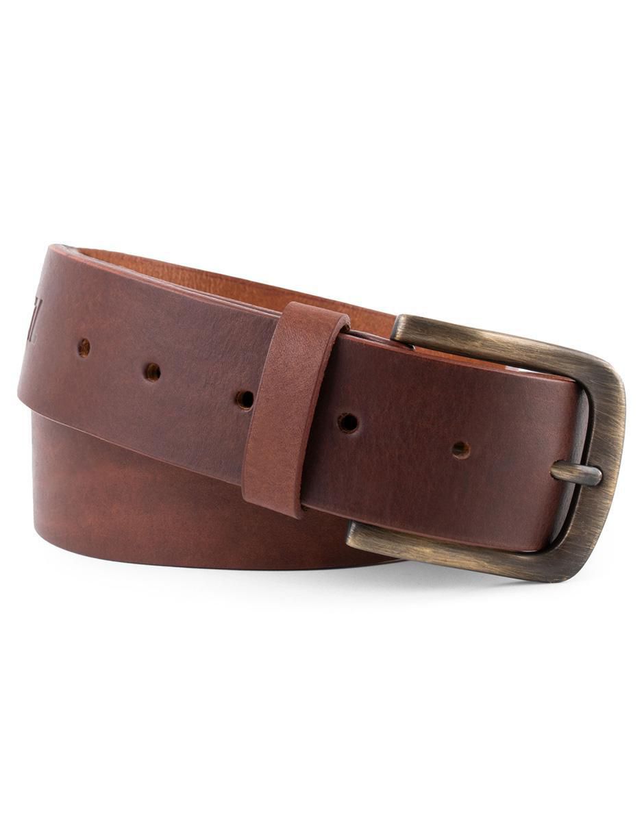 Cinturón de piel para hombre