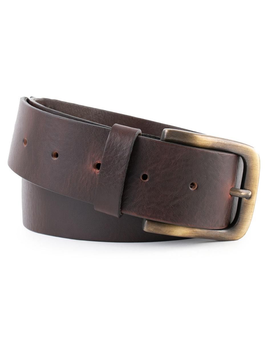 Cinturón de piel para hombre