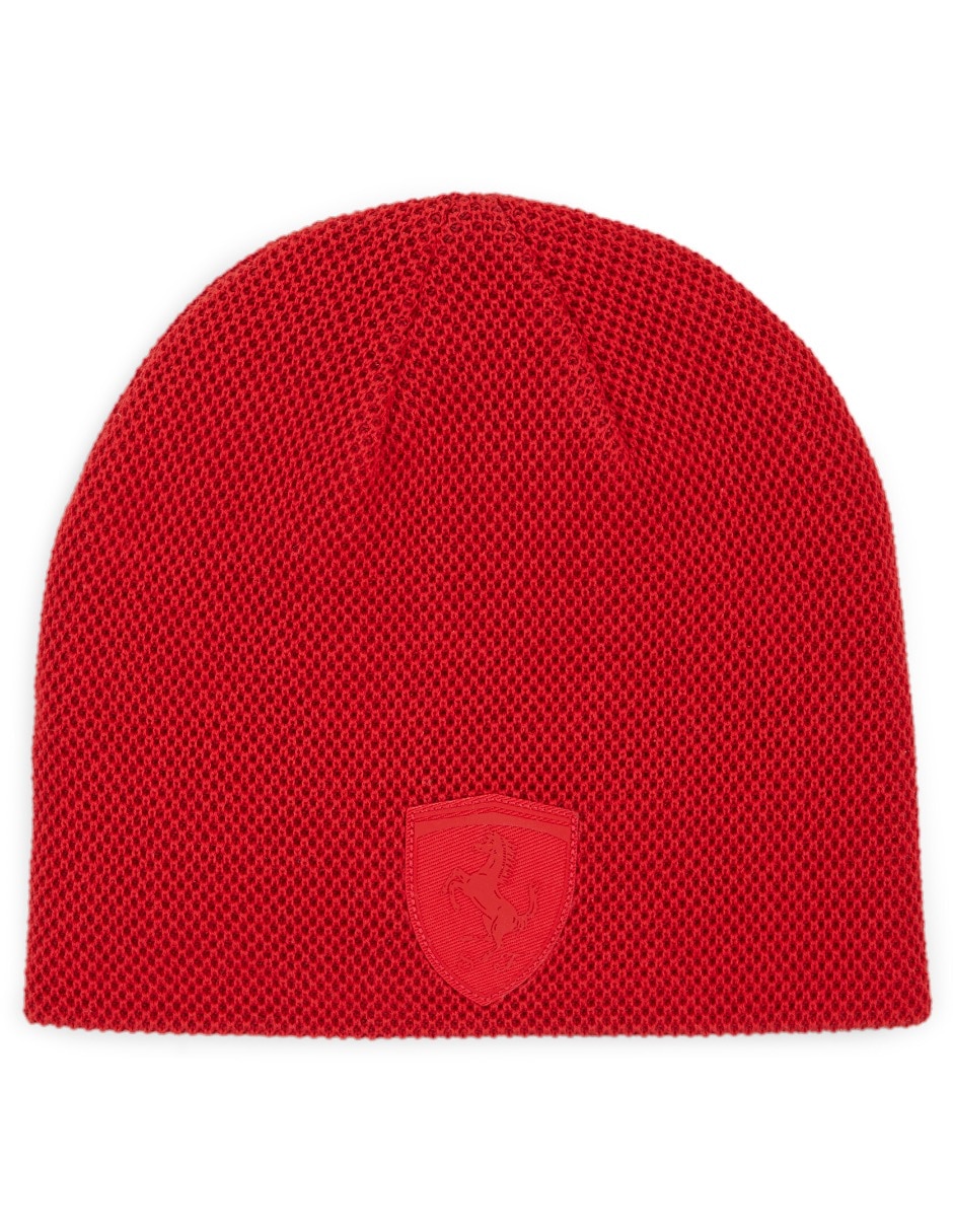 Gorro Puma Motorsport Ferrari Style Beanie para hombre Rojo