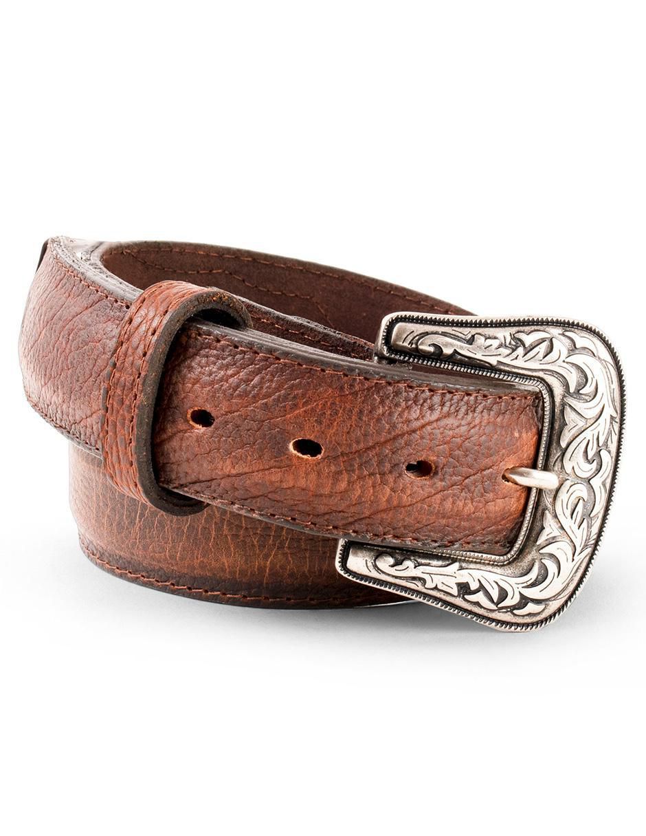 Cinturón de piel para hombre