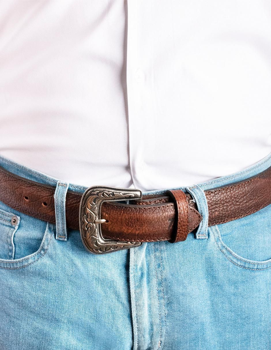 "cinturón/set cinturón" siete leguas "de" piel "para" hombre