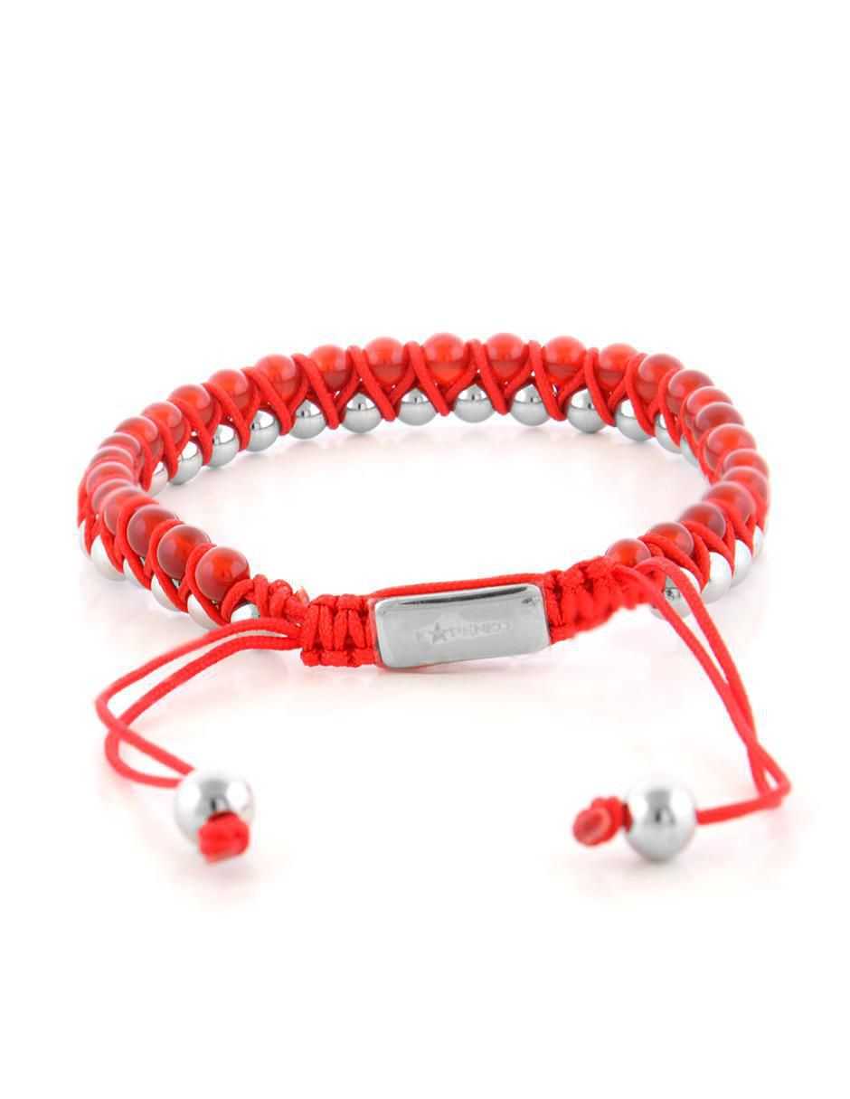 Pulsera kpenko "de" acero inoxidable sin kilataje earth sphere "con acabado" brillante