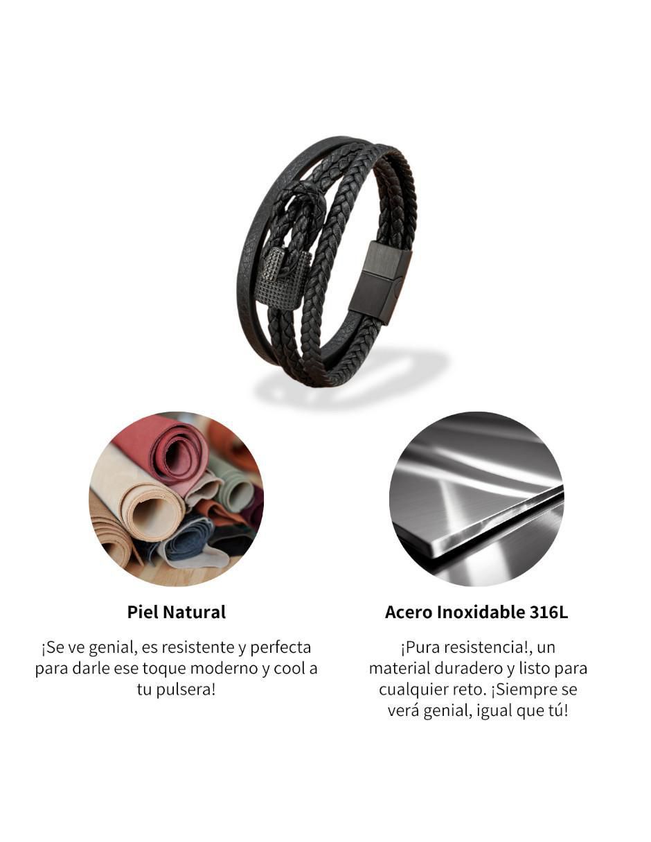Pulsera Black con acabado pulido 5