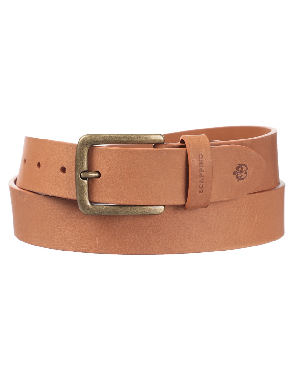 Cinturón de piel para hombre