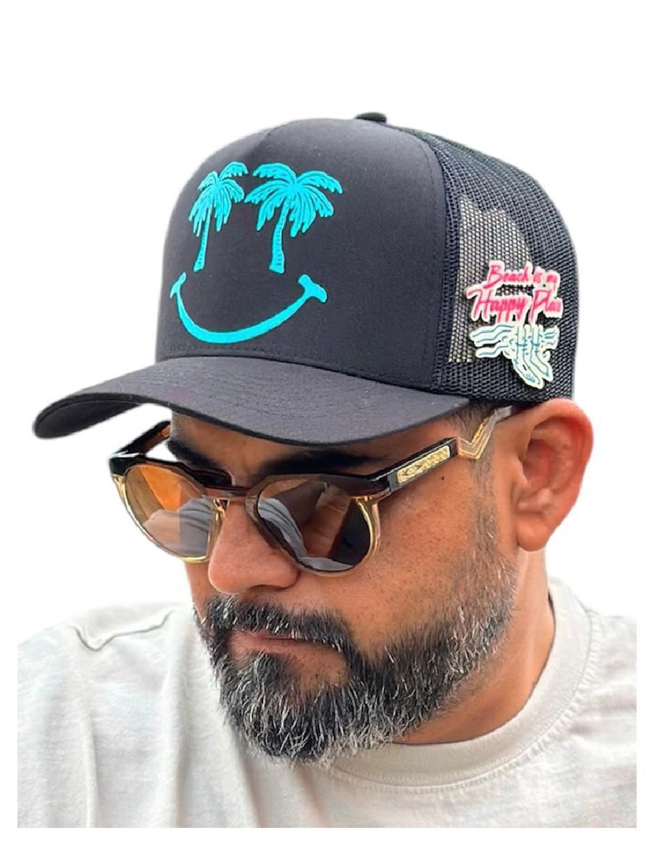 Gorra con visera curva Happy Place adulto 3