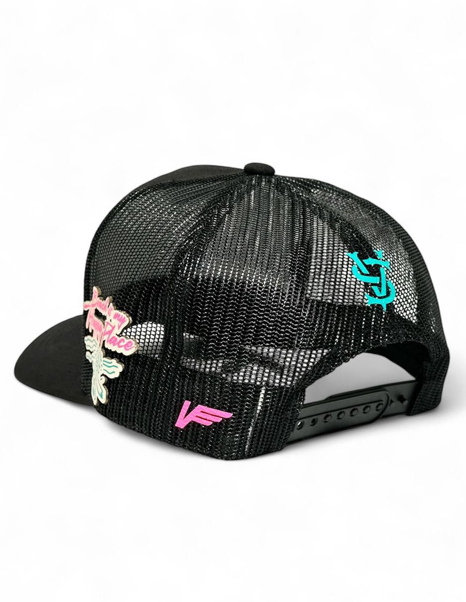 Gorra con visera curva Happy Place adulto 4