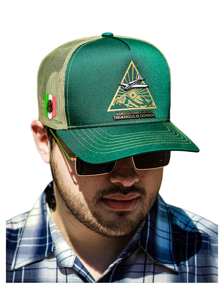 Gorra con visera curva Triangulo dorado unisex 3