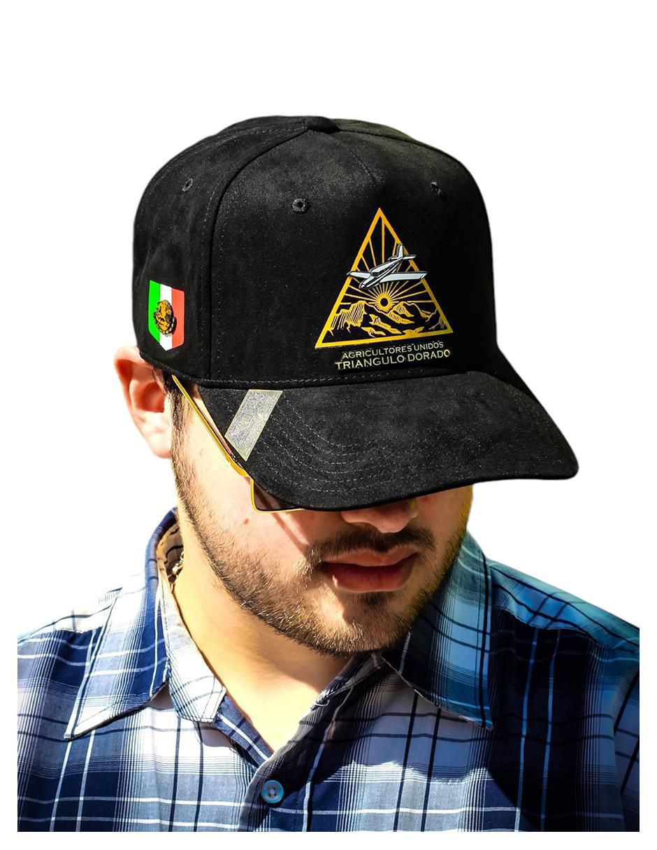 Gorra con visera curva snapback Triángulo dorado para adulto 3