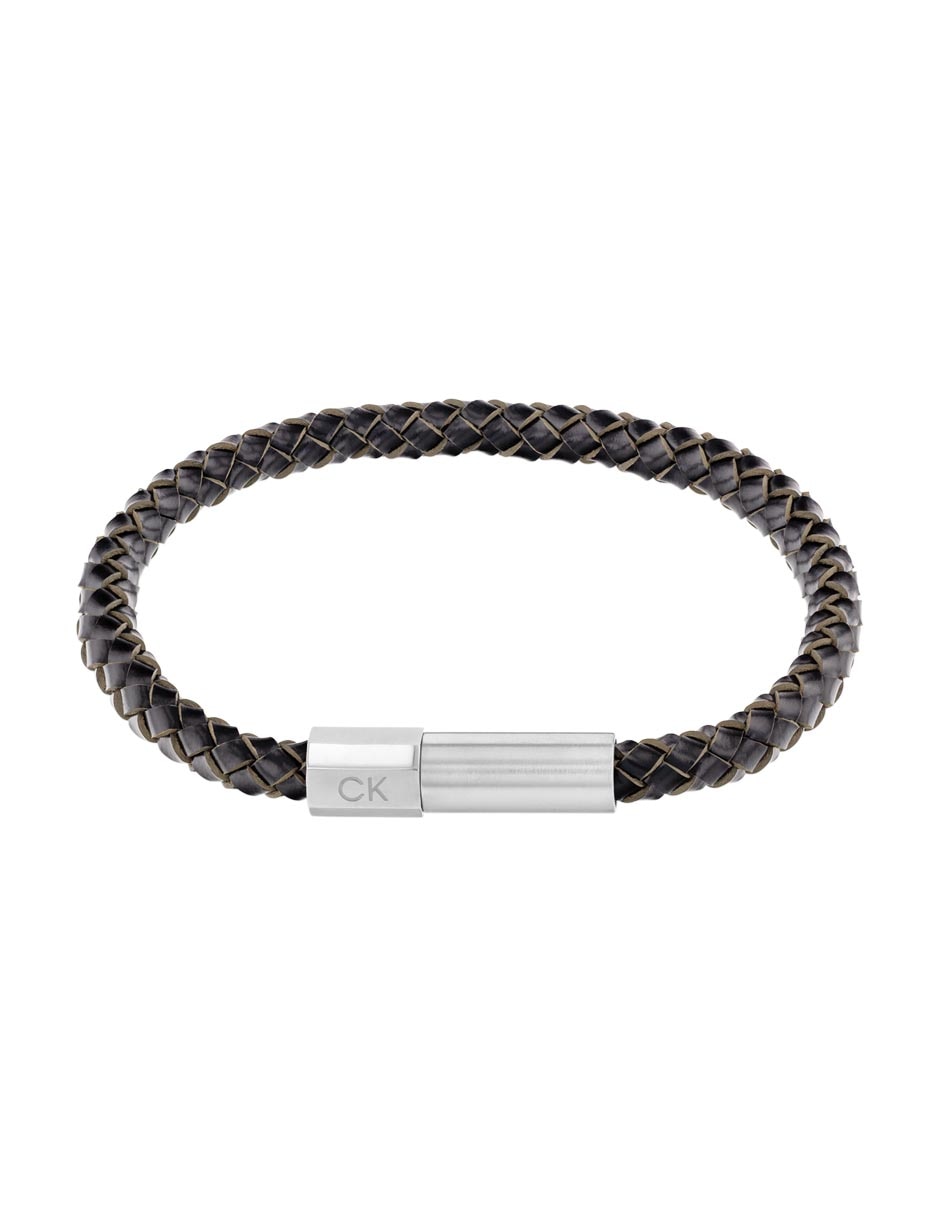 Pulsera Industrial Facets con acabado mate