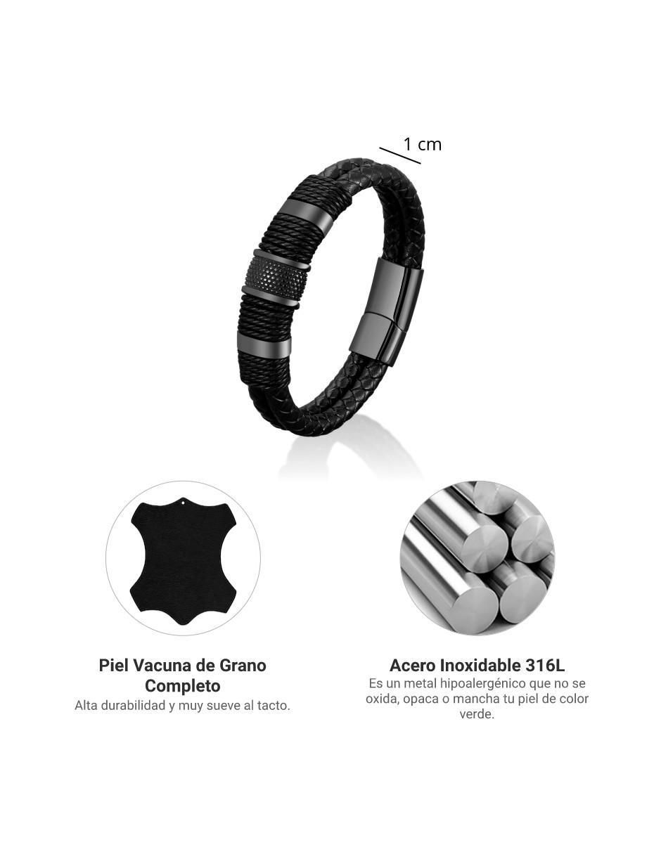 Pulsera Black con acabado pulido 4