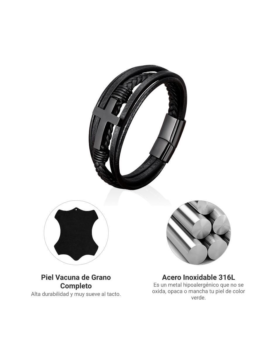 Pulsera Black con acabado pulido 4