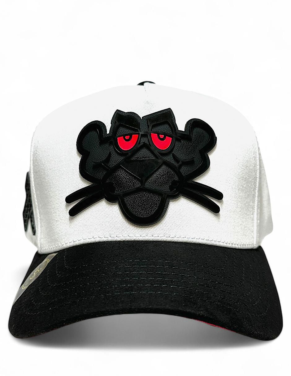 Gorra con visera curva snapback Pantera blanca adulto 2