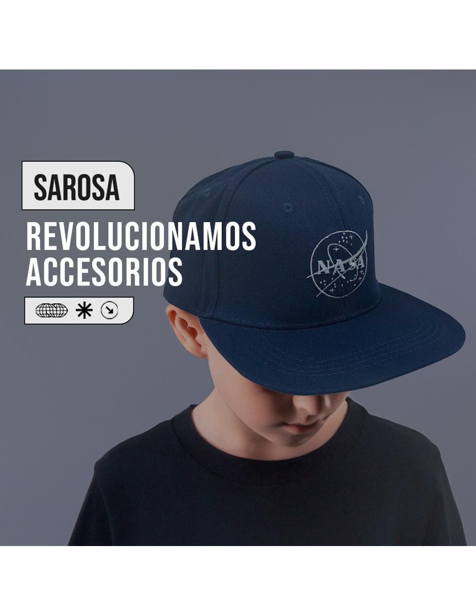 Gorra visera plana broche casual Nasa para hombre 6