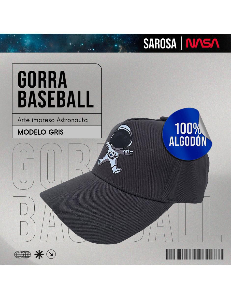 Gorra visera curva casual sarosa nasa nasa sin equipo "para" (si aplica) hombre