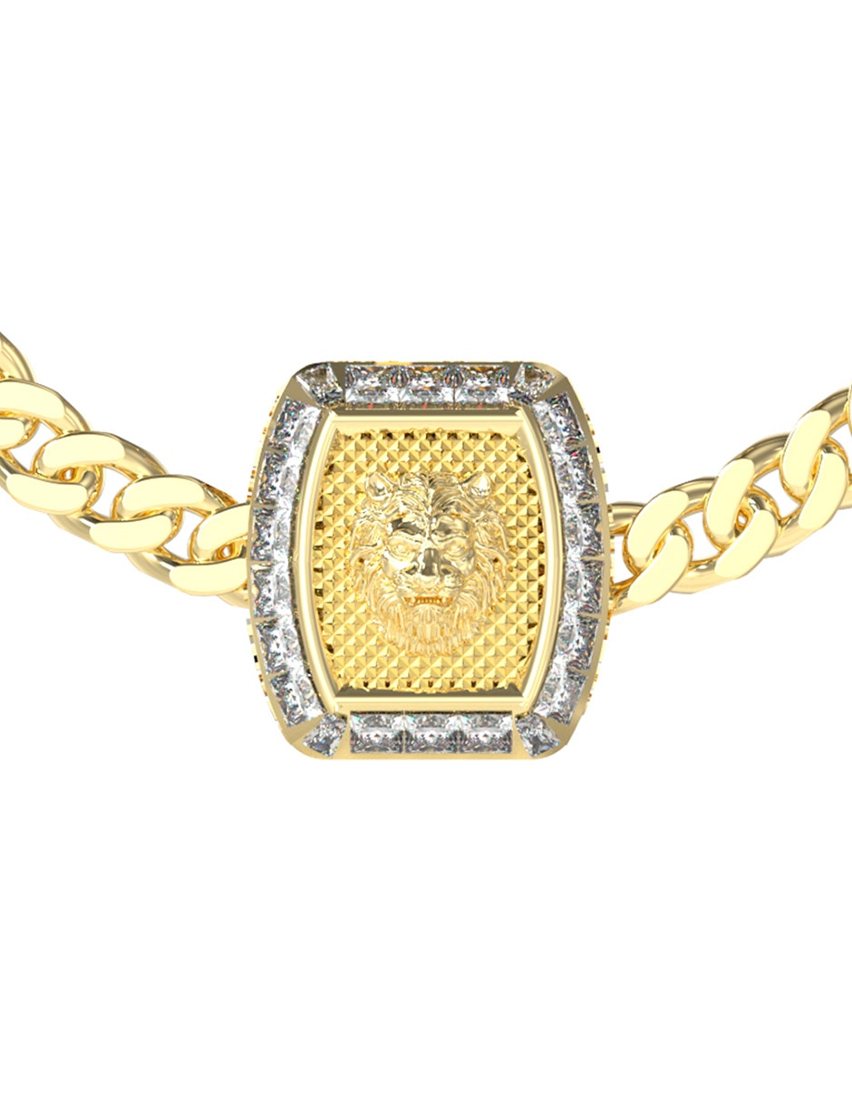 Brazalete Lion King con acabado pulido 2