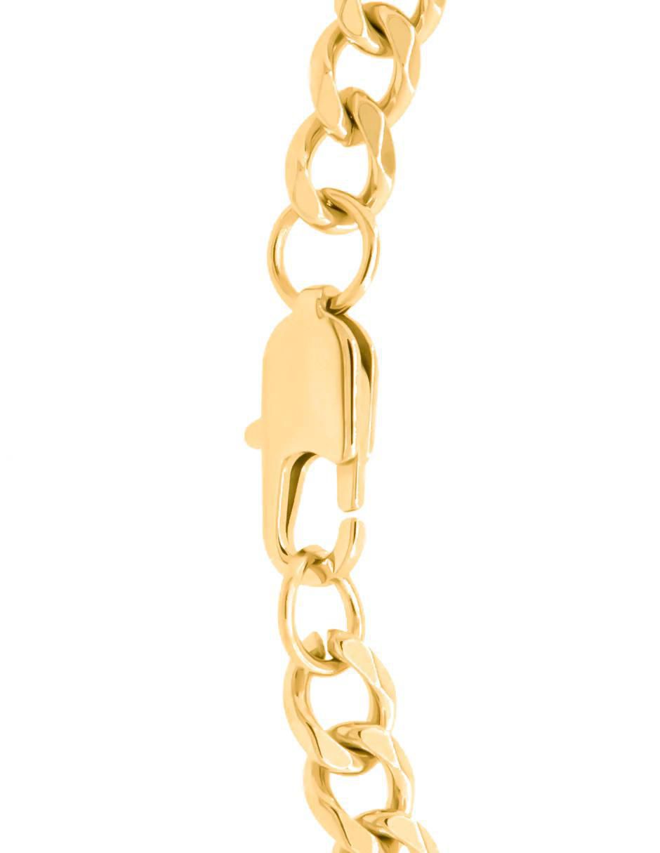 Pulsera con acabado chapa de oro 2