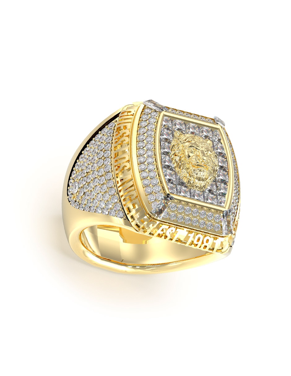 Anillo Lion King León zirconia brillante Anillo Lion King León zirconia brillante