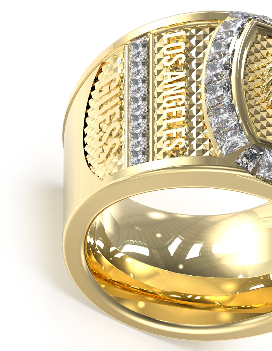Anillo Lion King Leones zirconia brillante 2