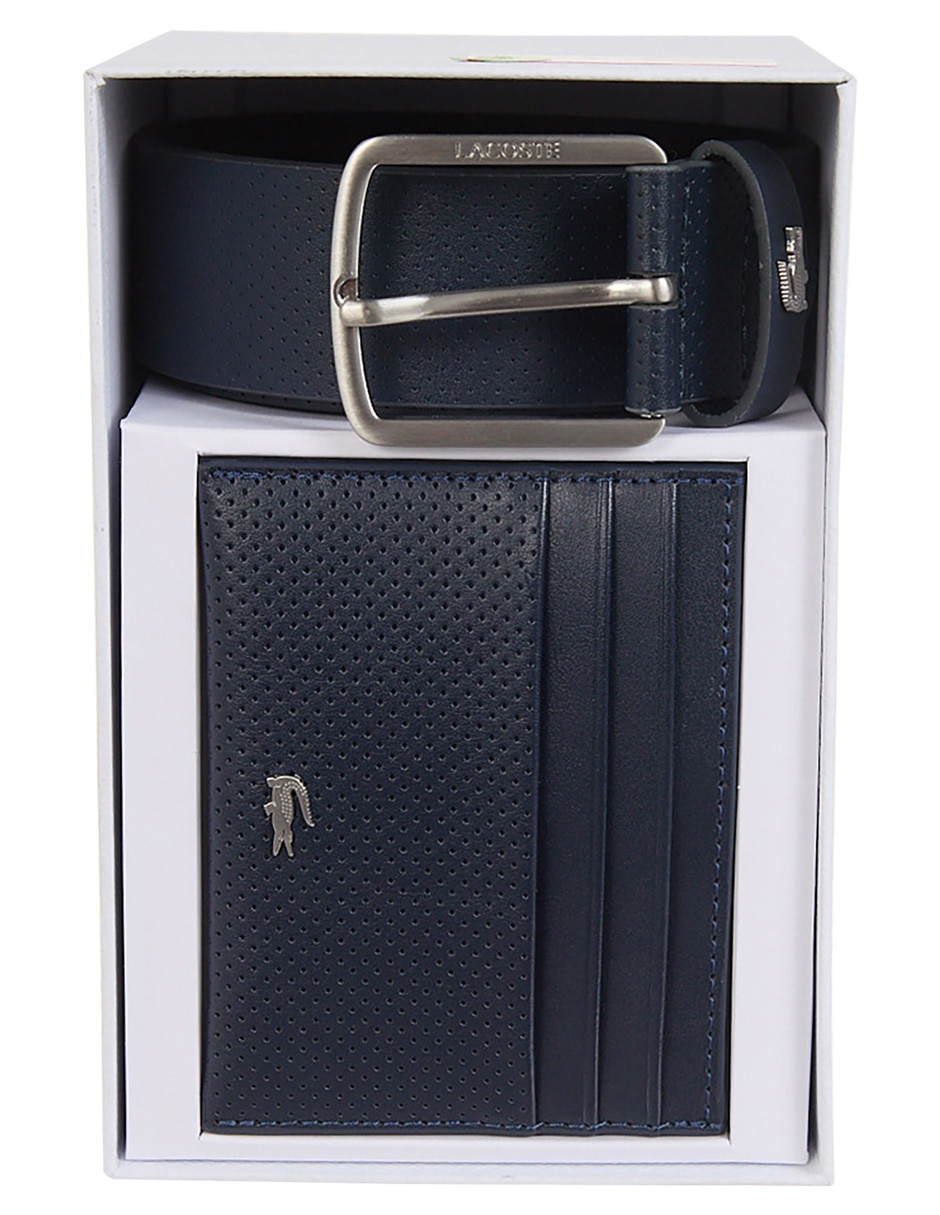 Set cinturón de piel bovino para hombre 7