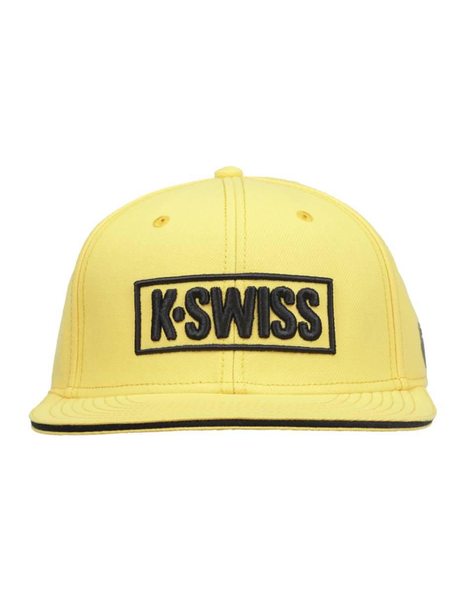 Gorra visera plana broche casual K-Swiss Real adulto