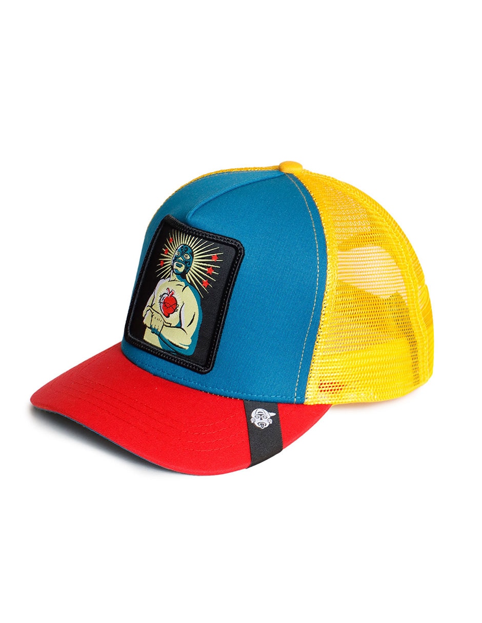 Gorra con visera curva Iconos Luchador corazón unisex 2