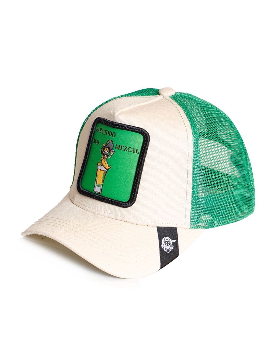 Gorra con visera curva Frase Para todo mal mezcal unisex 2