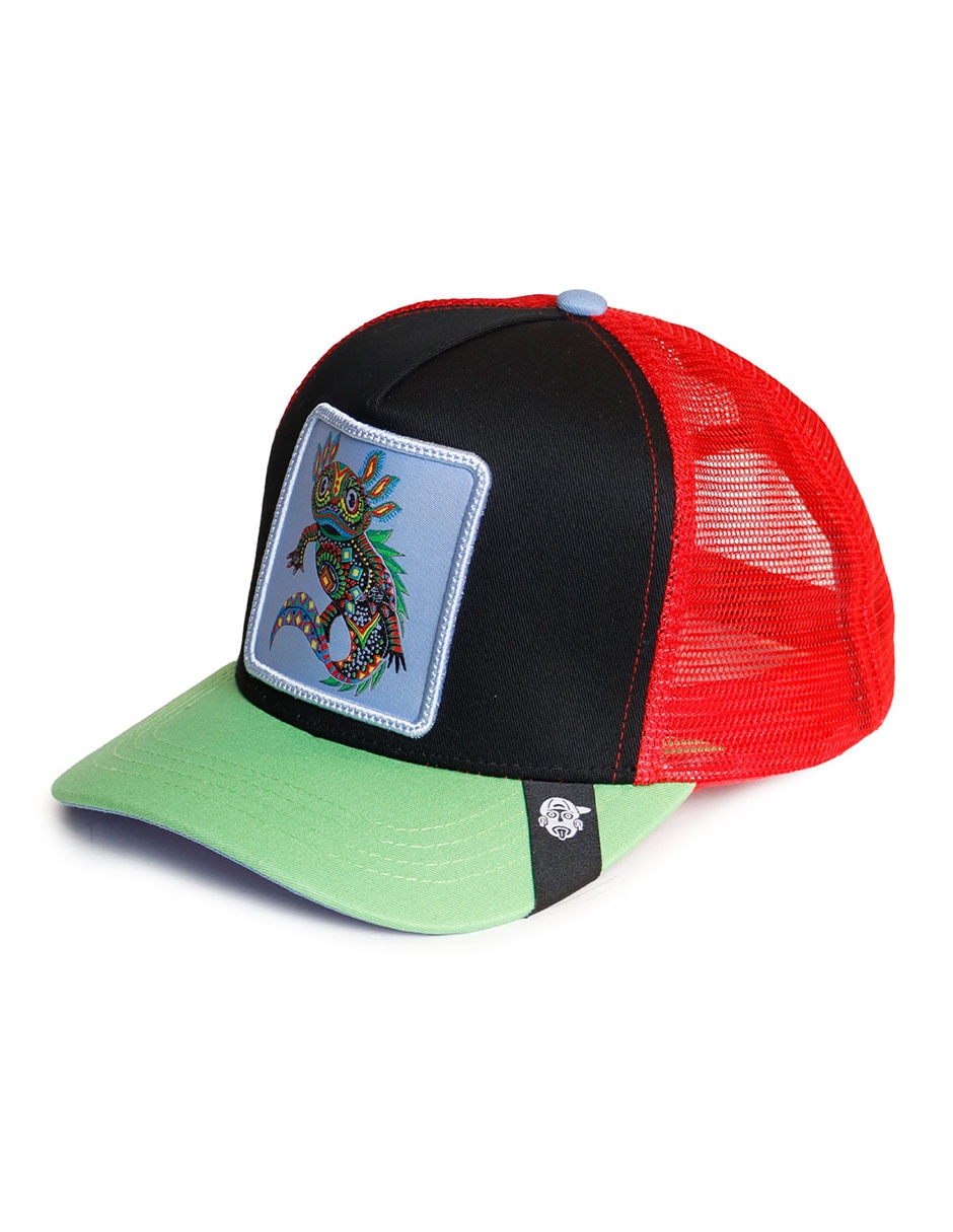 Gorra con visera curva Iconos Alebrije Ajolote unisex 2