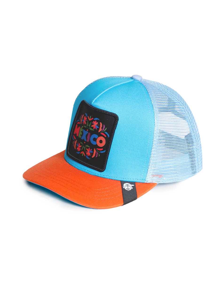 Gorra con visera curva Frase México confeti unisex 2