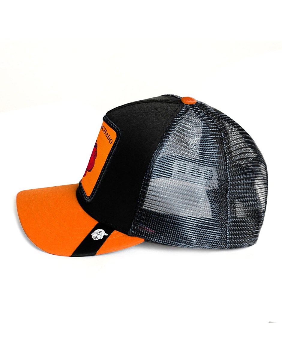 Gorra con visera curva Frase Ponche ponchado unisex 3