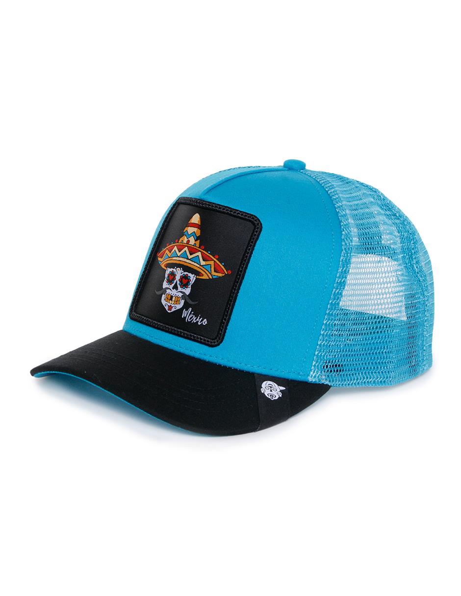 Gorra con visera curva Iconos Calaca sombrero confeti unisex 2