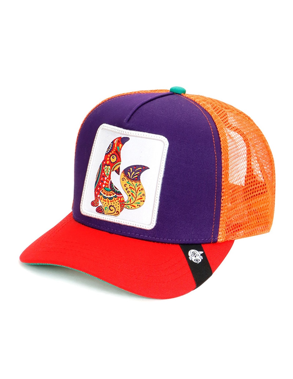 Gorra con visera curva Iconos Alebrije zorro unisex 2