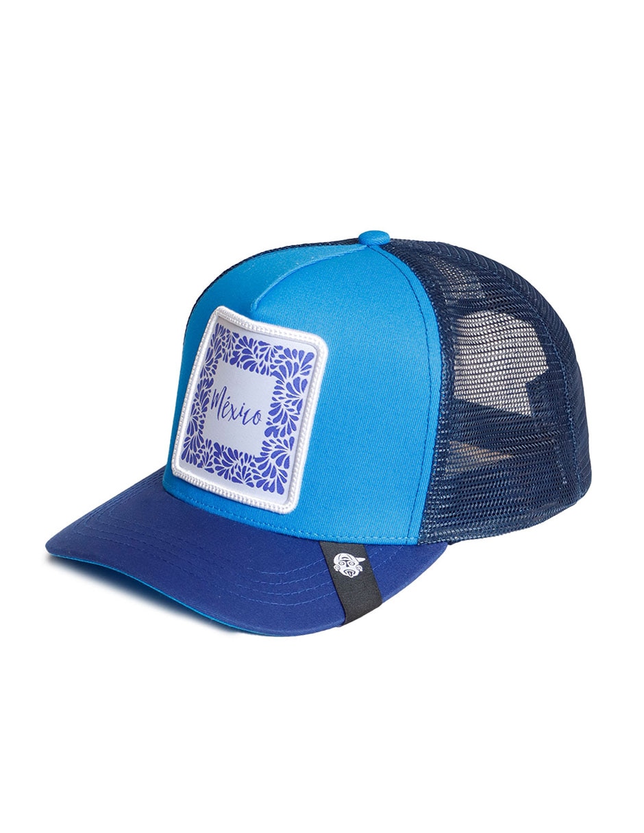 Gorra con visera curva Iconos México Mosaico unisex 2