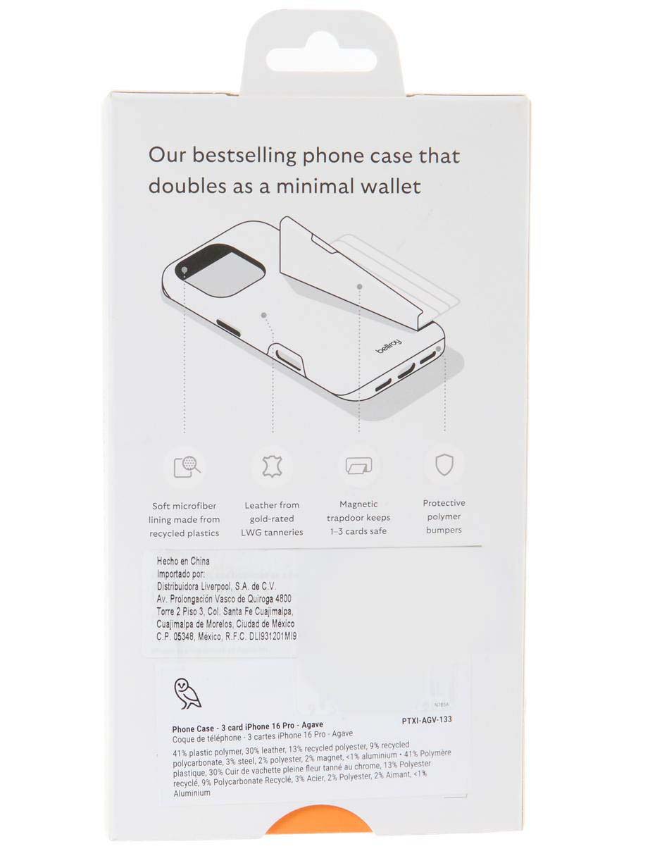 Funda para apple iphone 16 pro de piel 3