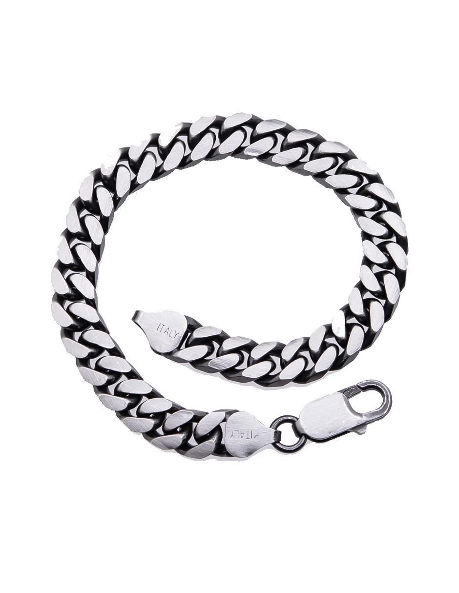Pulsera de plata P 925 con acabado mate 2