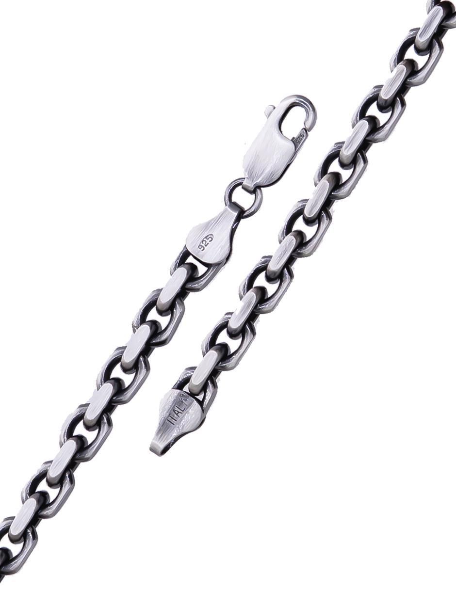 Pulsera de plata P 925 con acabado mate 3
