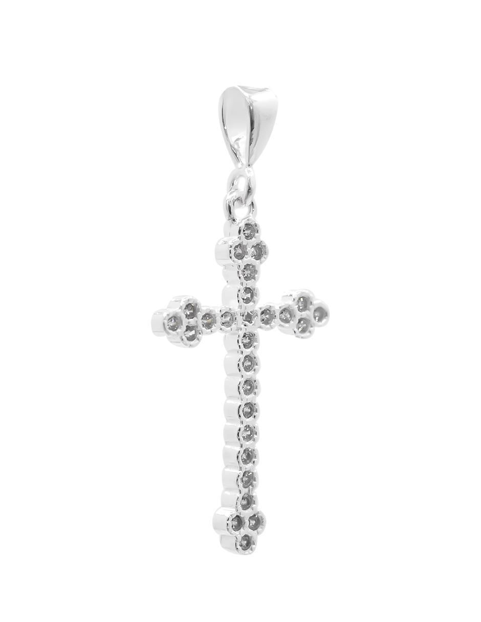 Dije de cruz de plata P 925 3